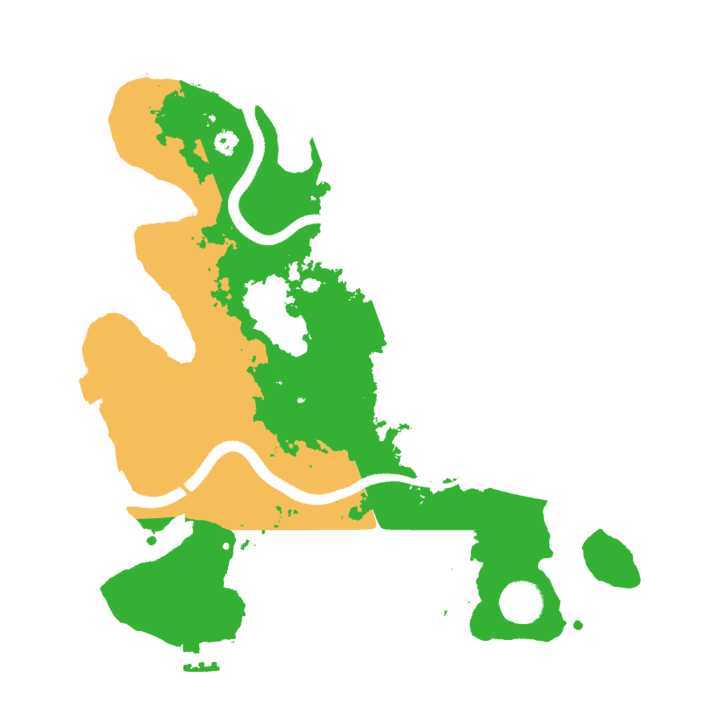 Biome Rust Map: Procedural Map, Size: 3000, Seed: 908