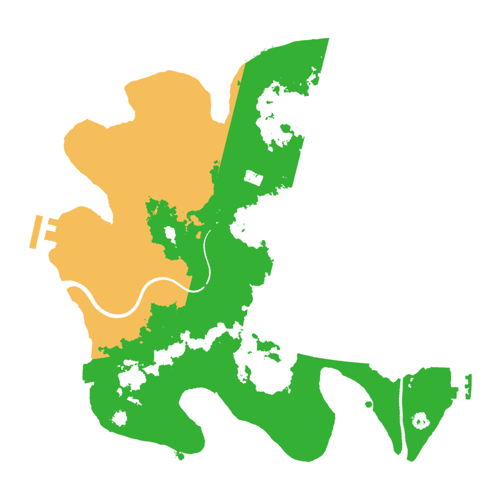 Biome Rust Map: Procedural Map, Size: 3000, Seed: 94834657