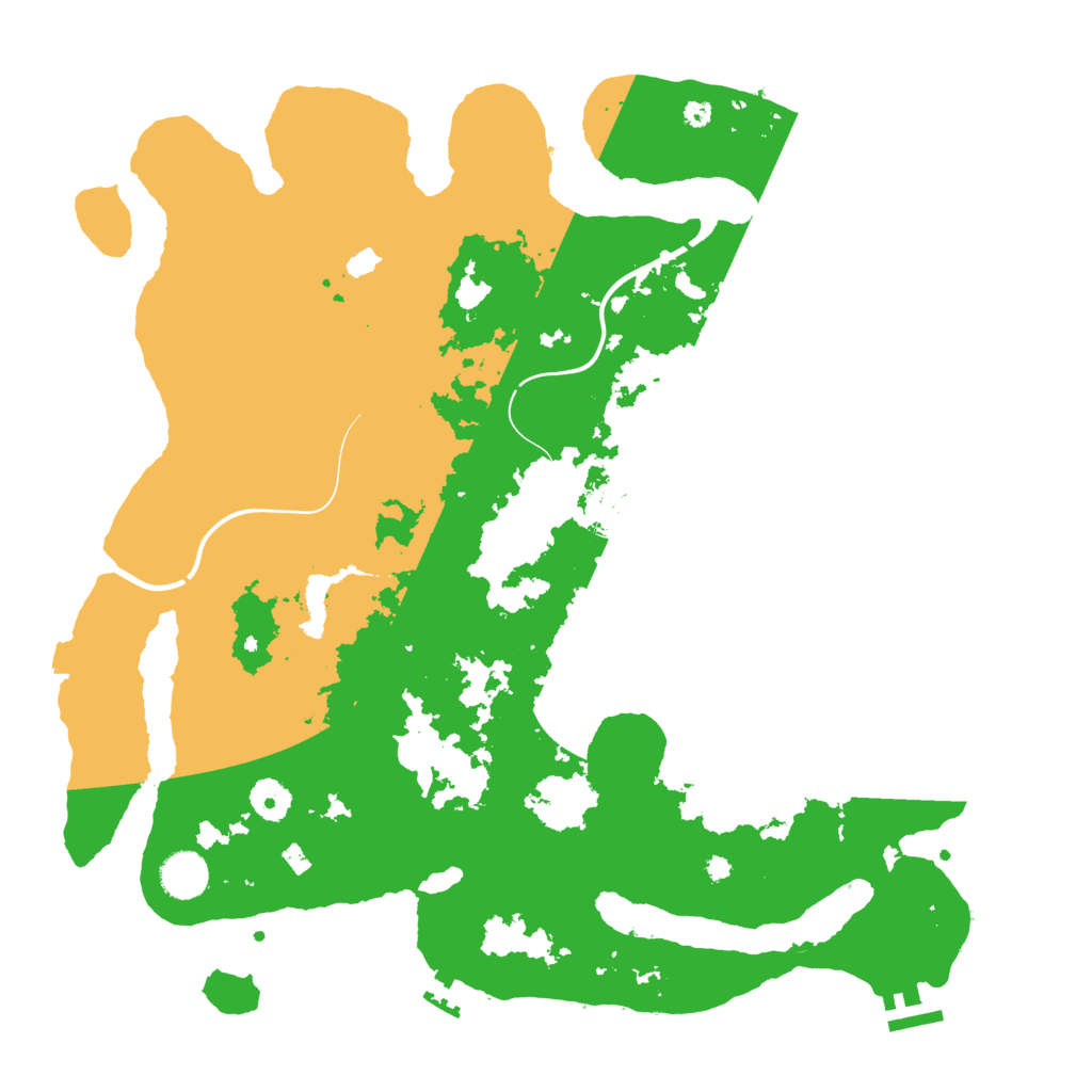 Biome Rust Map: Procedural Map, Size: 4000, Seed: 70119502
