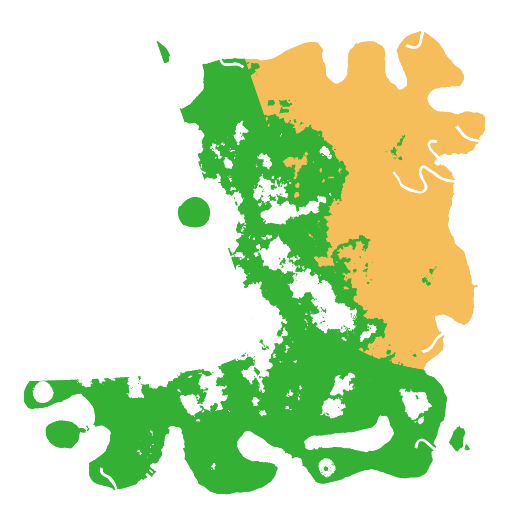 Biome Rust Map: Procedural Map, Size: 4550, Seed: 1555544444