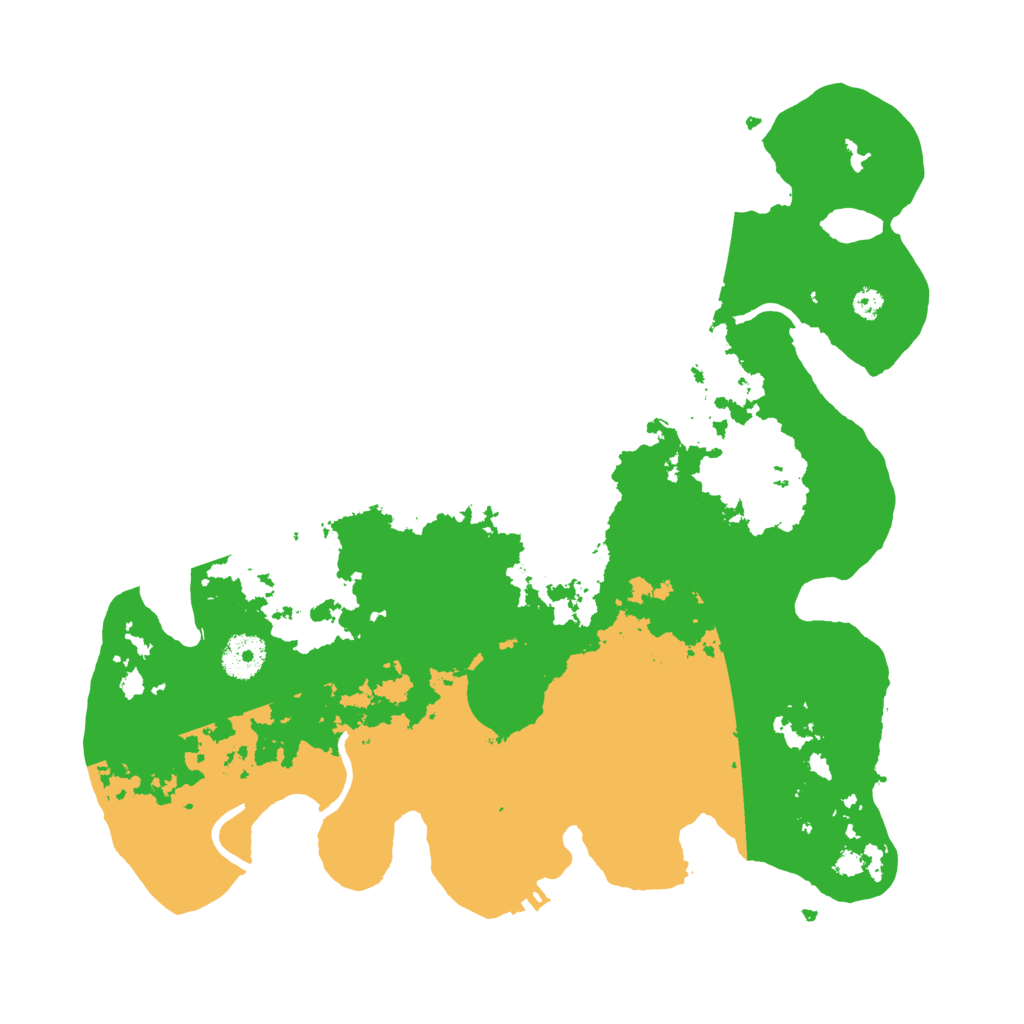 Biome Rust Map: Procedural Map, Size: 3500, Seed: 192965647