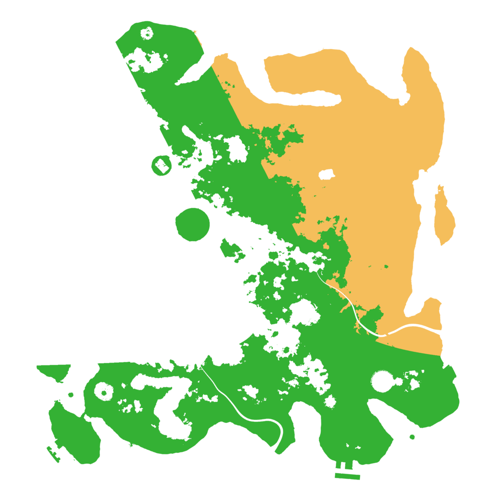 Biome Rust Map: Procedural Map, Size: 4000, Seed: 1550394969