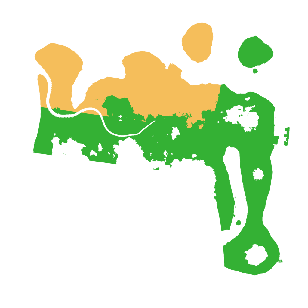 Biome Rust Map: Procedural Map, Size: 2500, Seed: 1119170132