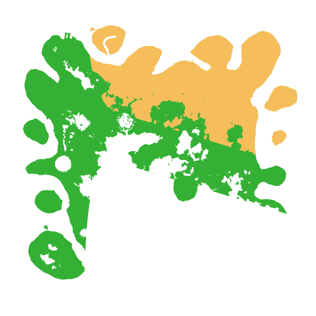 Biome Rust Map: Procedural Map, Size: 3500, Seed: 573746295