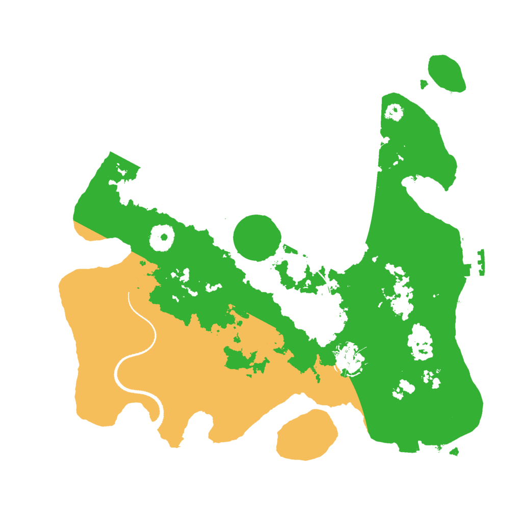Biome Rust Map: Procedural Map, Size: 3000, Seed: 1431891911