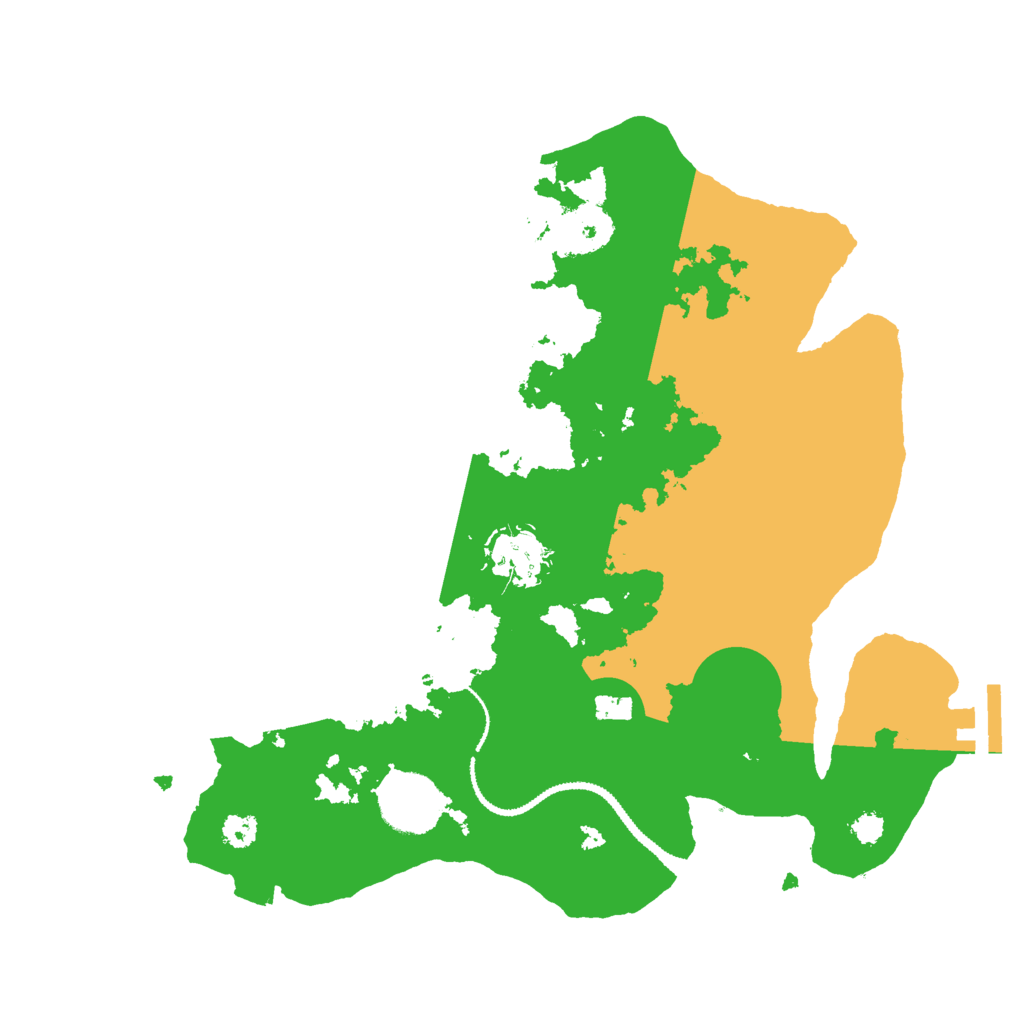 Biome Rust Map: Procedural Map, Size: 3000, Seed: 287175464