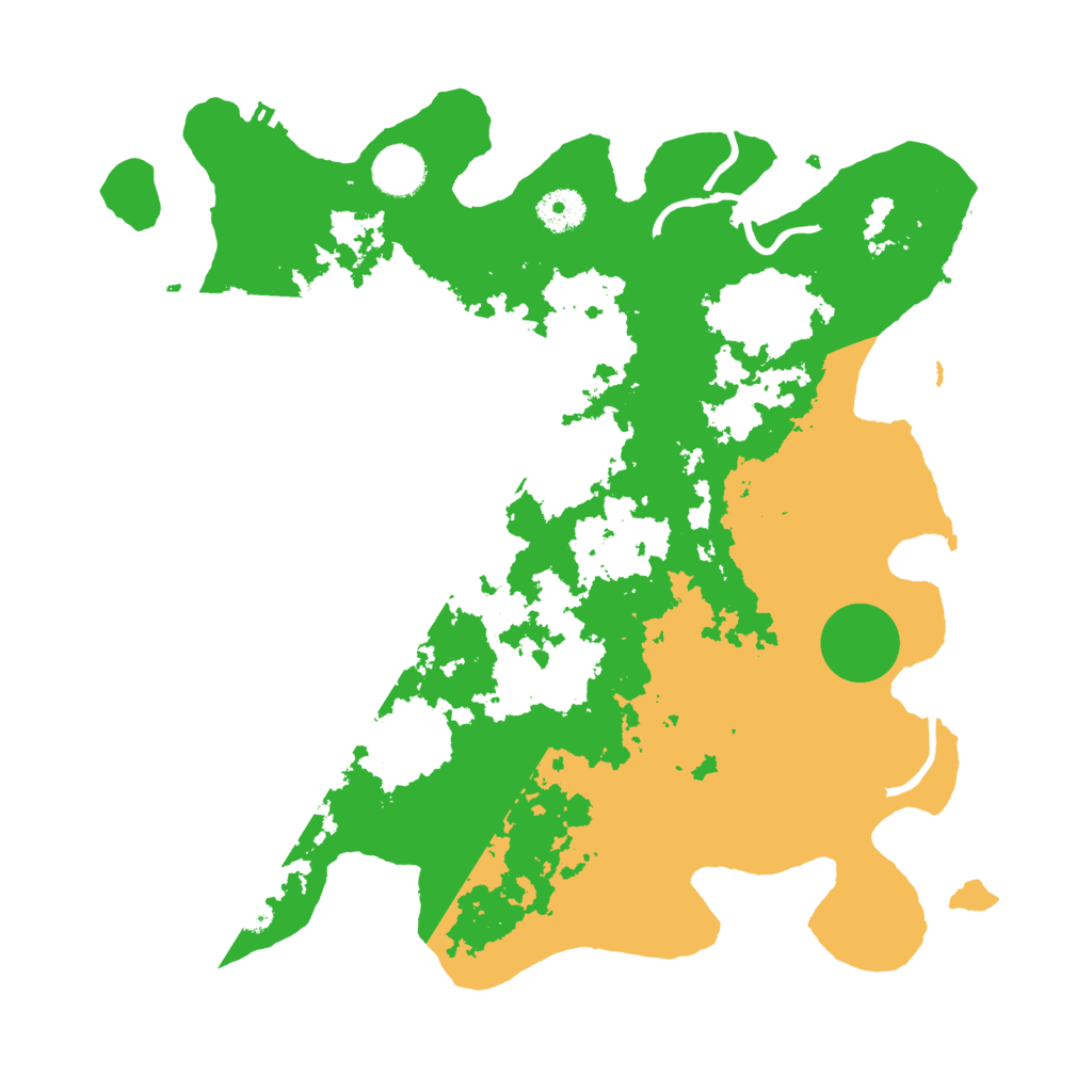 Biome Rust Map: Procedural Map, Size: 3650, Seed: 76237330
