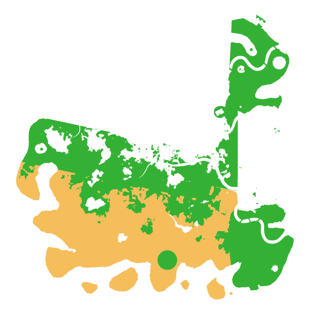 Biome Rust Map: Procedural Map, Size: 4300, Seed: 51493123