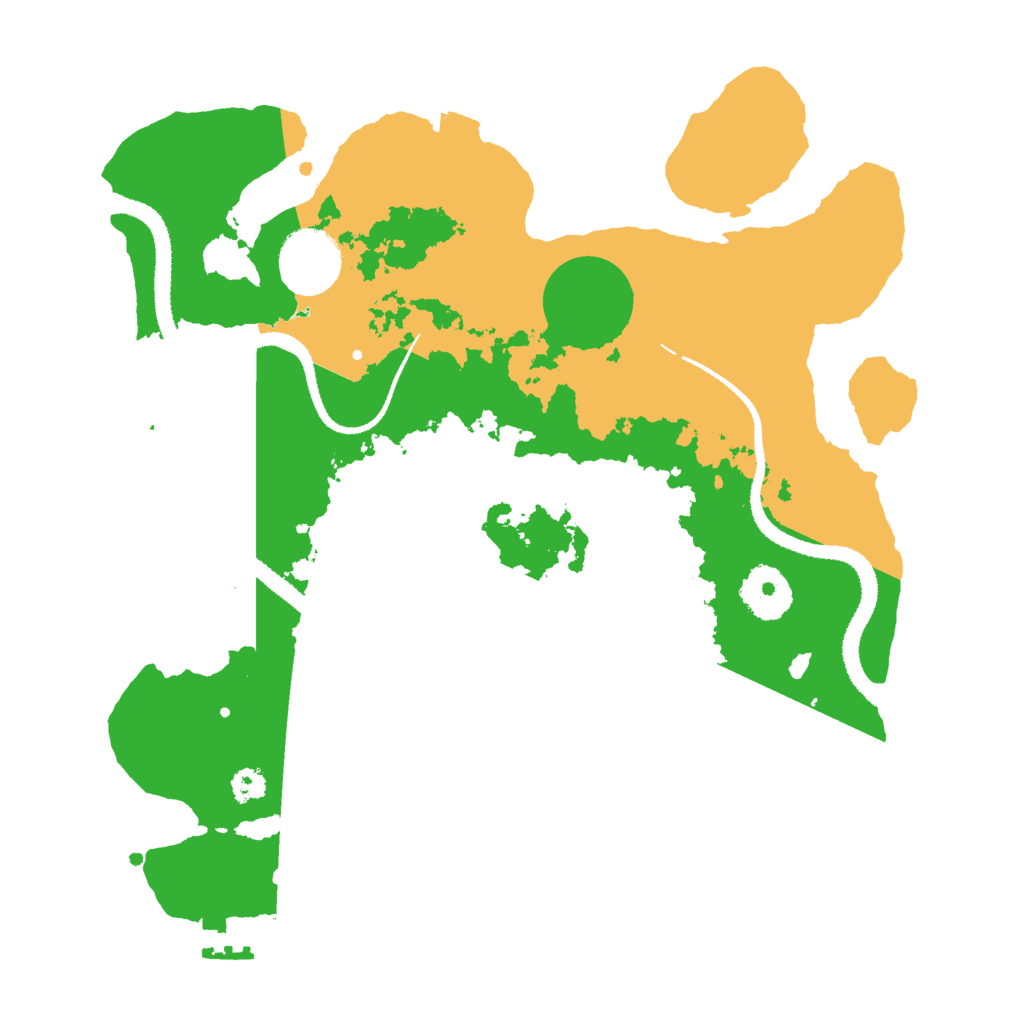 Biome Rust Map: Procedural Map, Size: 3000, Seed: 645675467