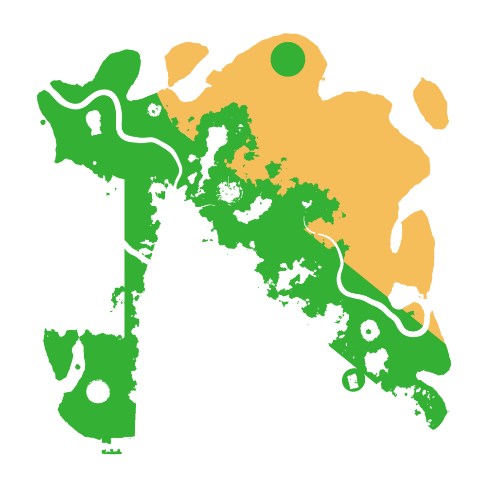 Biome Rust Map: Procedural Map, Size: 3800, Seed: 78659314