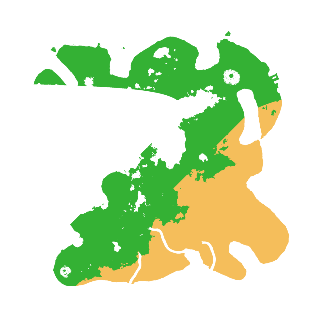 Biome Rust Map: Procedural Map, Size: 3000, Seed: 67633