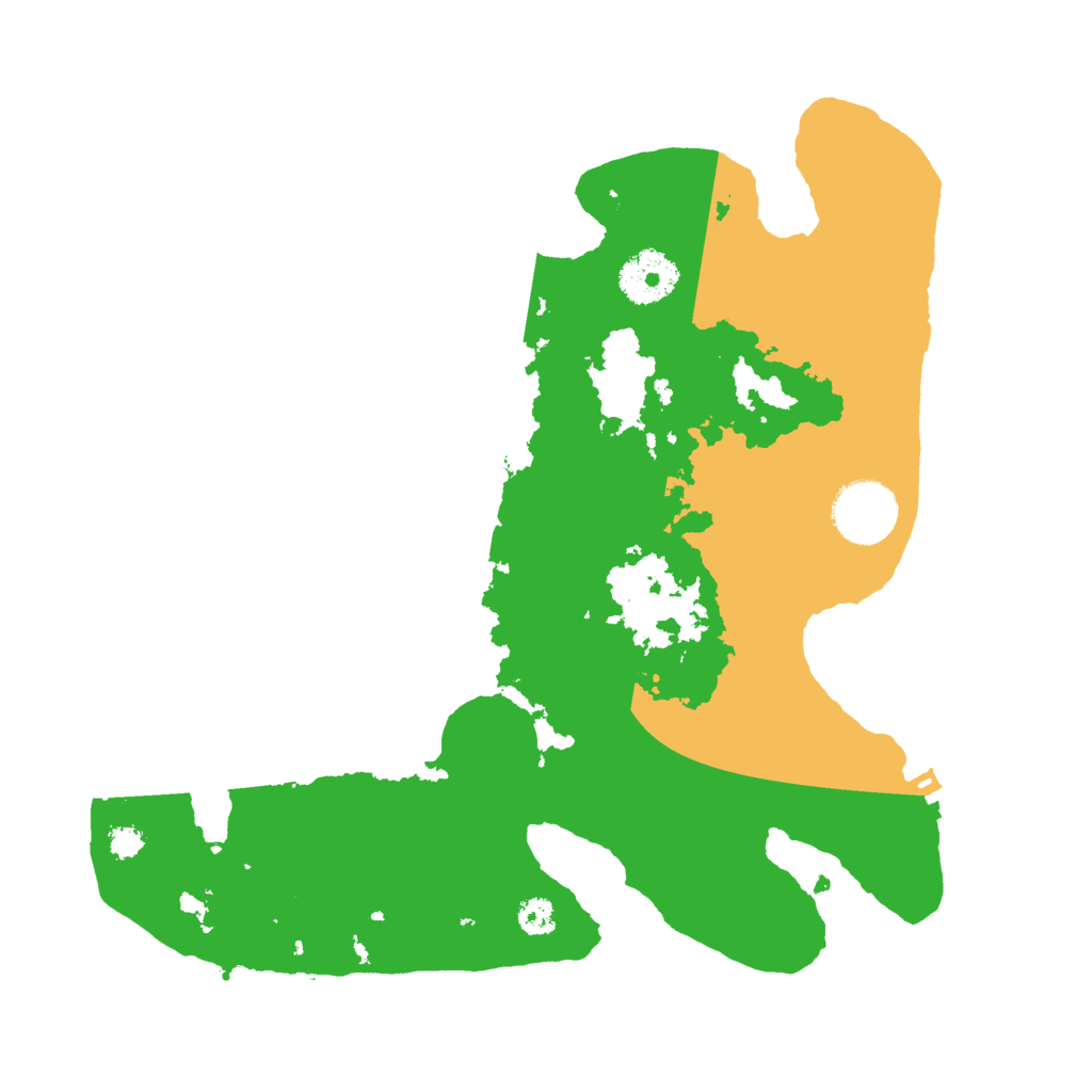 Biome Rust Map: Procedural Map, Size: 3000, Seed: 34436