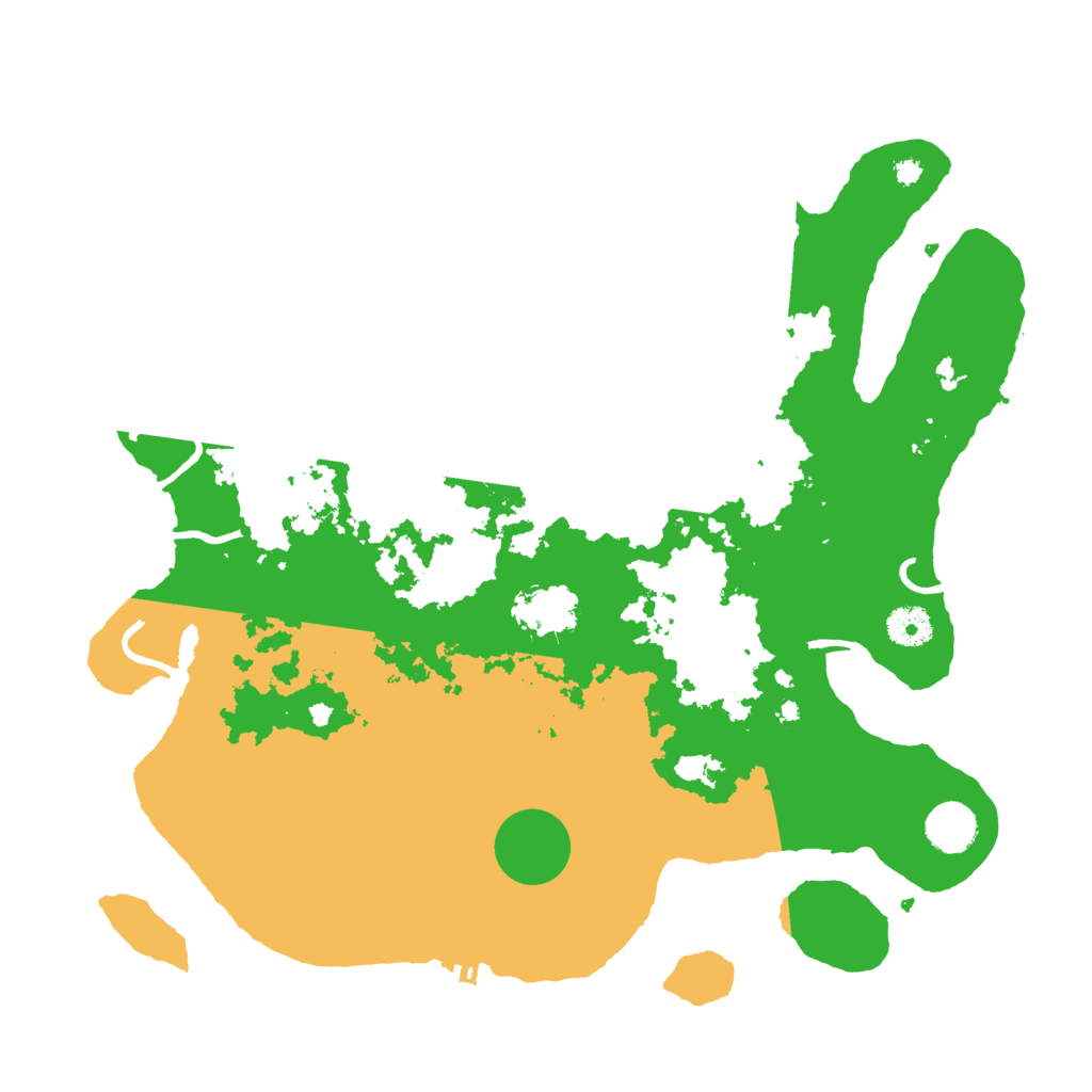Biome Rust Map: Procedural Map, Size: 3800, Seed: 73883754