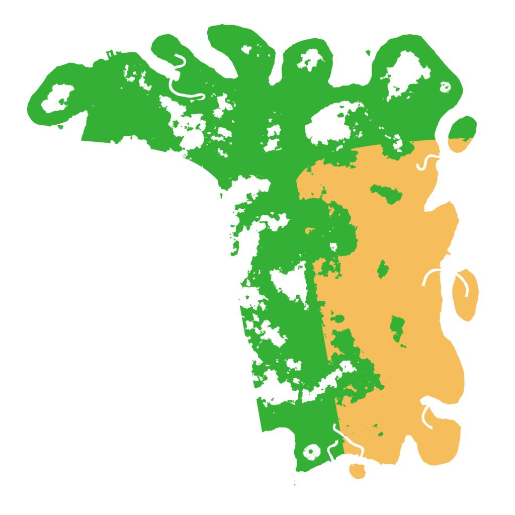 Biome Rust Map: Procedural Map, Size: 4750, Seed: 496325794