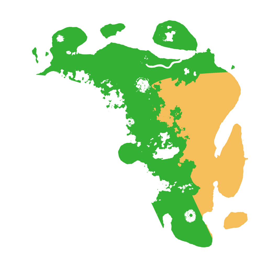 Biome Rust Map: Procedural Map, Size: 3400, Seed: 54210251