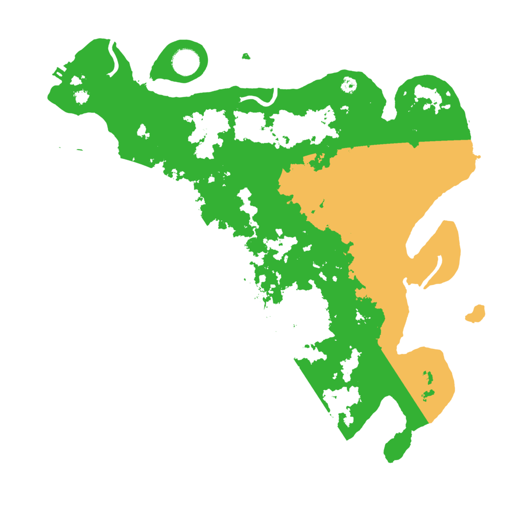 Biome Rust Map: Procedural Map, Size: 3400, Seed: 46109227