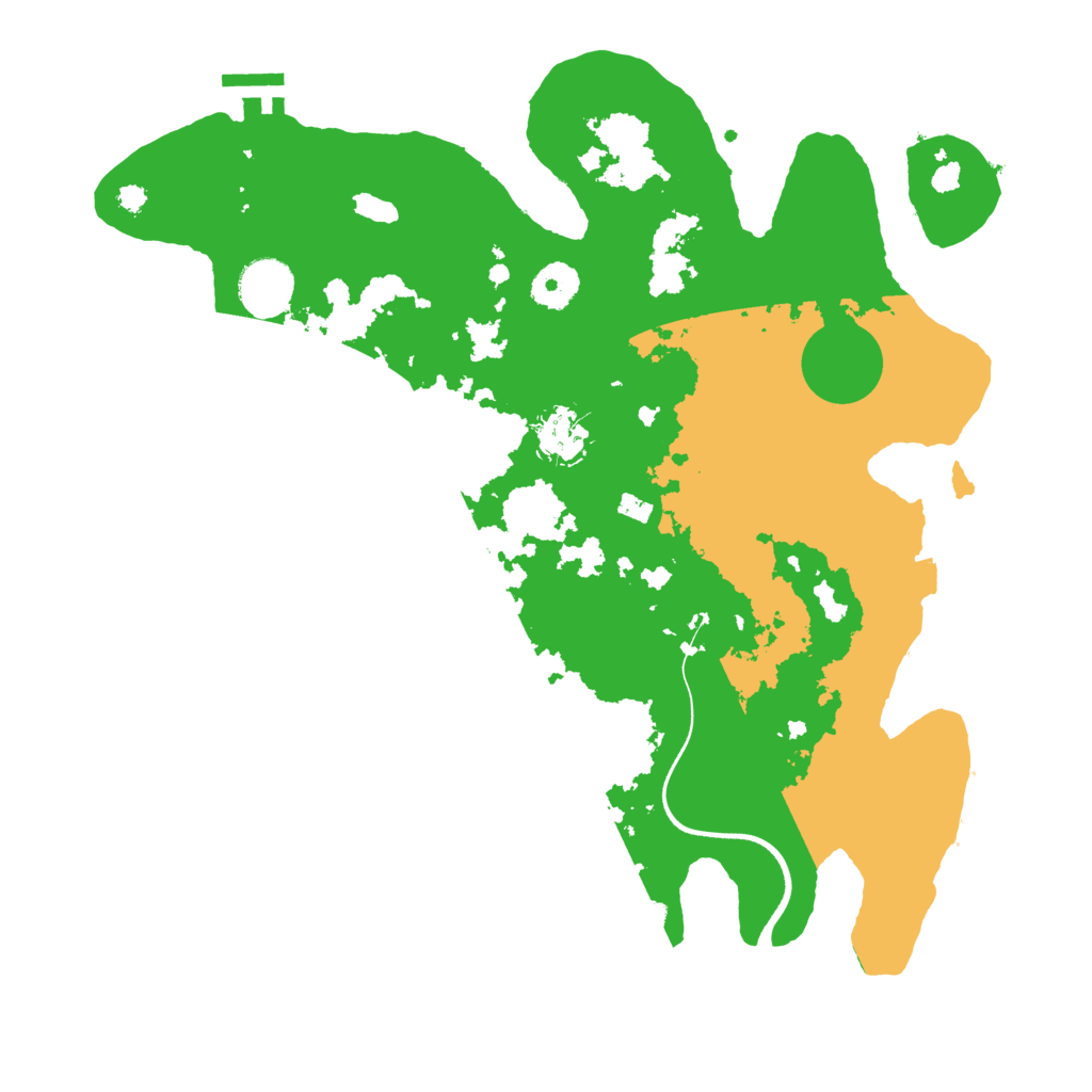Biome Rust Map: Procedural Map, Size: 3550, Seed: 8546480
