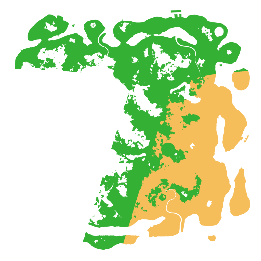 Biome Rust Map: Procedural Map, Size: 5000, Seed: 56139022