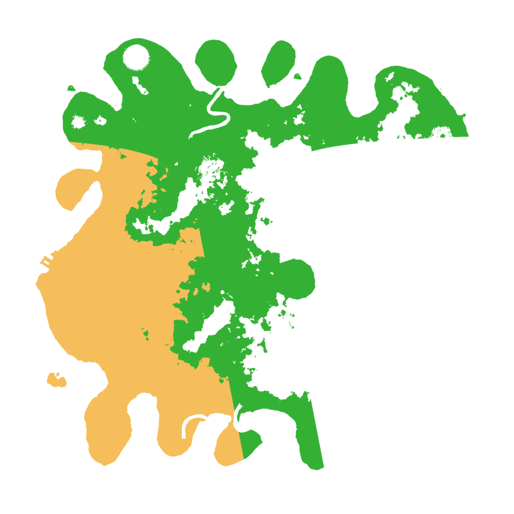 Biome Rust Map: Procedural Map, Size: 3500, Seed: 4353366