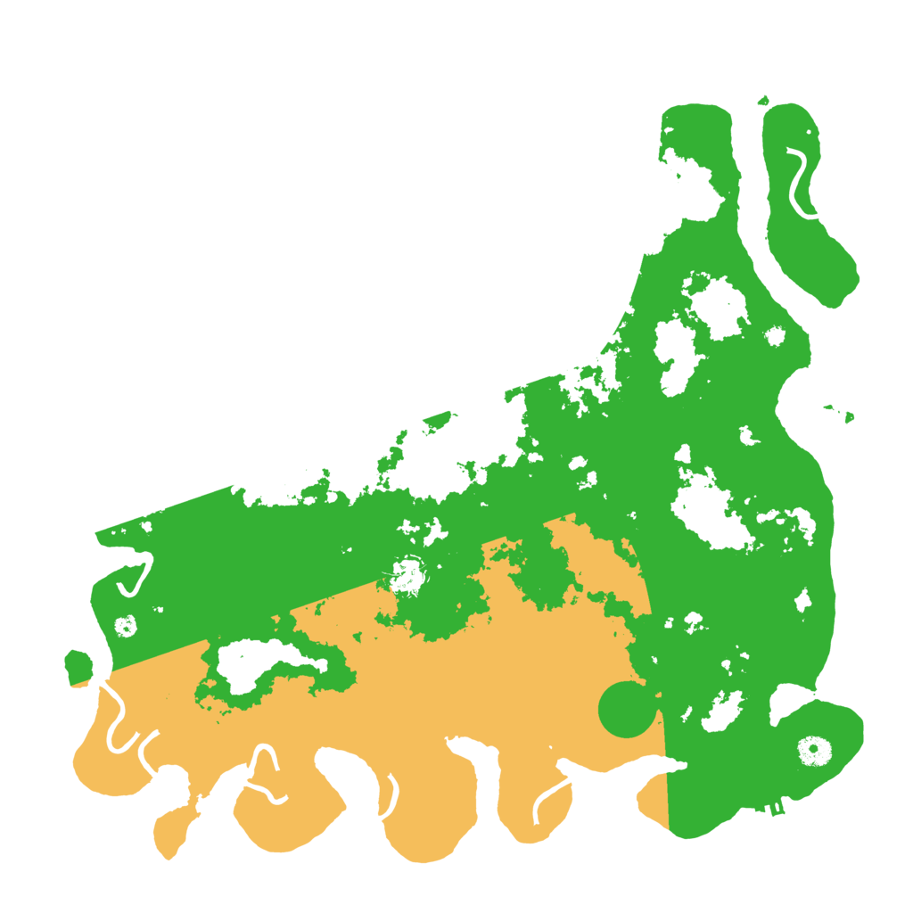 Biome Rust Map: Procedural Map, Size: 4250, Seed: 7356