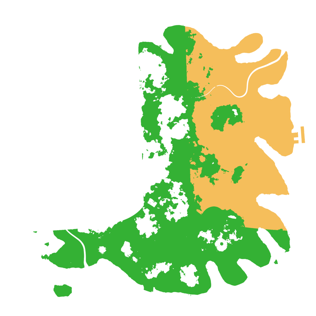 Biome Rust Map: Procedural Map, Size: 3850, Seed: 470174110