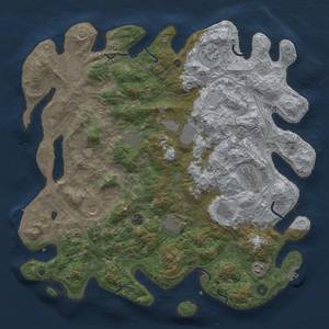 Thumbnail Rust Map: Procedural Map, Size: 4500, Seed: 1574272505, 19 Monuments