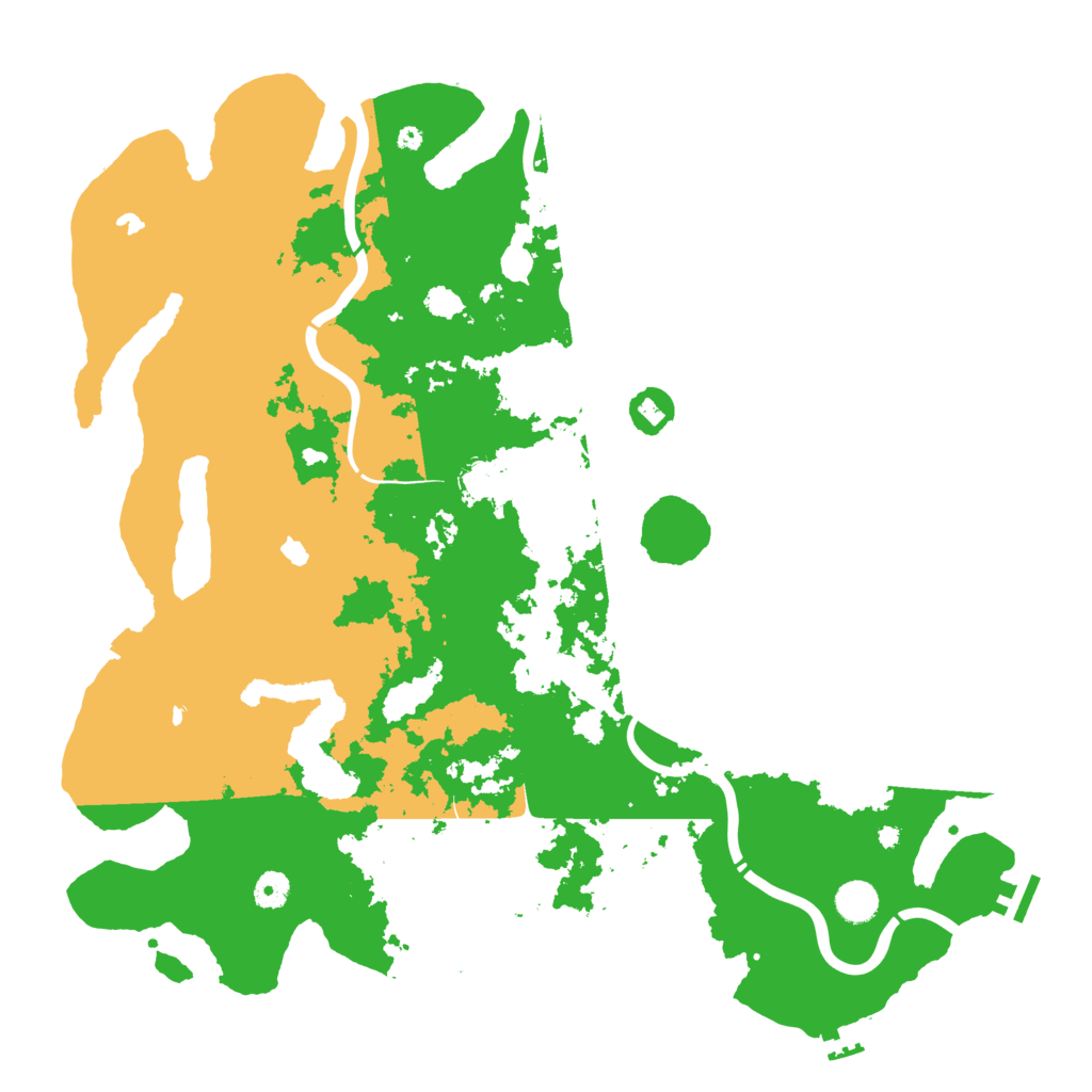 Biome Rust Map: Procedural Map, Size: 4500, Seed: 1574272505