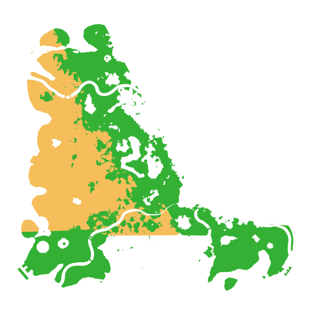 Biome Rust Map: Procedural Map, Size: 4500, Seed: 280114448