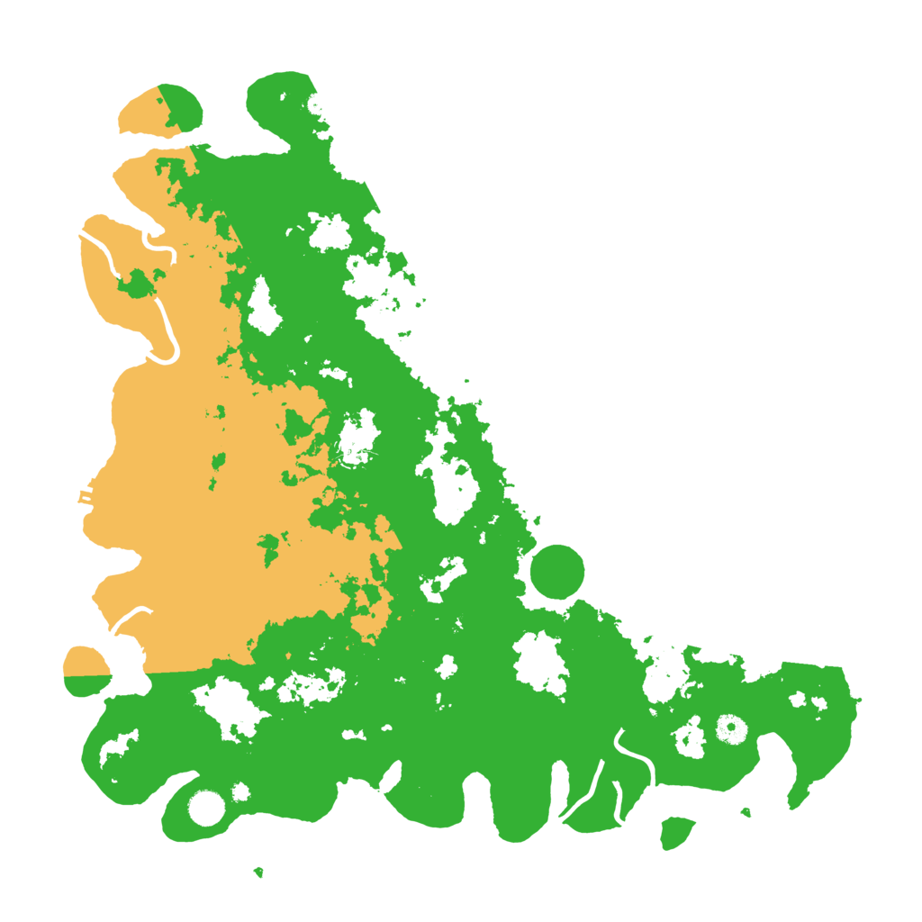 Biome Rust Map: Procedural Map, Size: 4500, Seed: 280114448