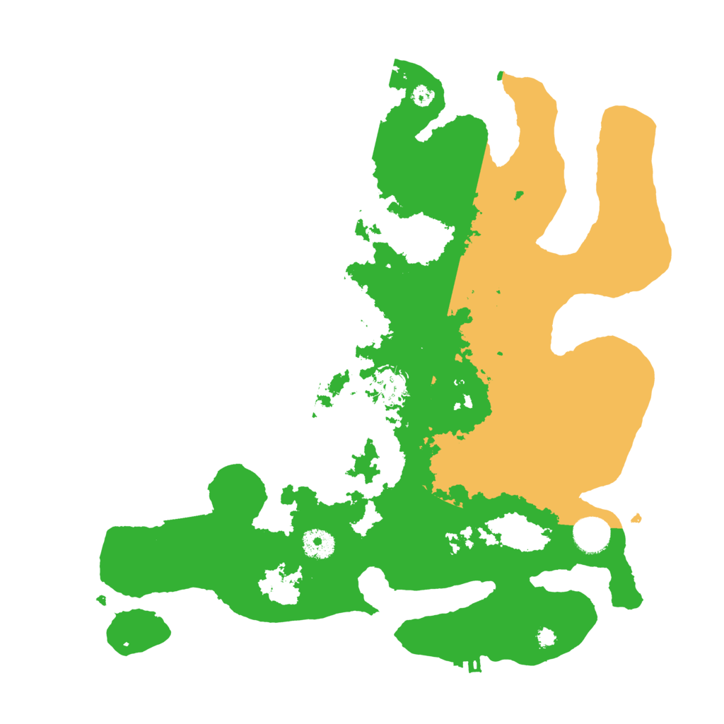Biome Rust Map: Procedural Map, Size: 3500, Seed: 604723164