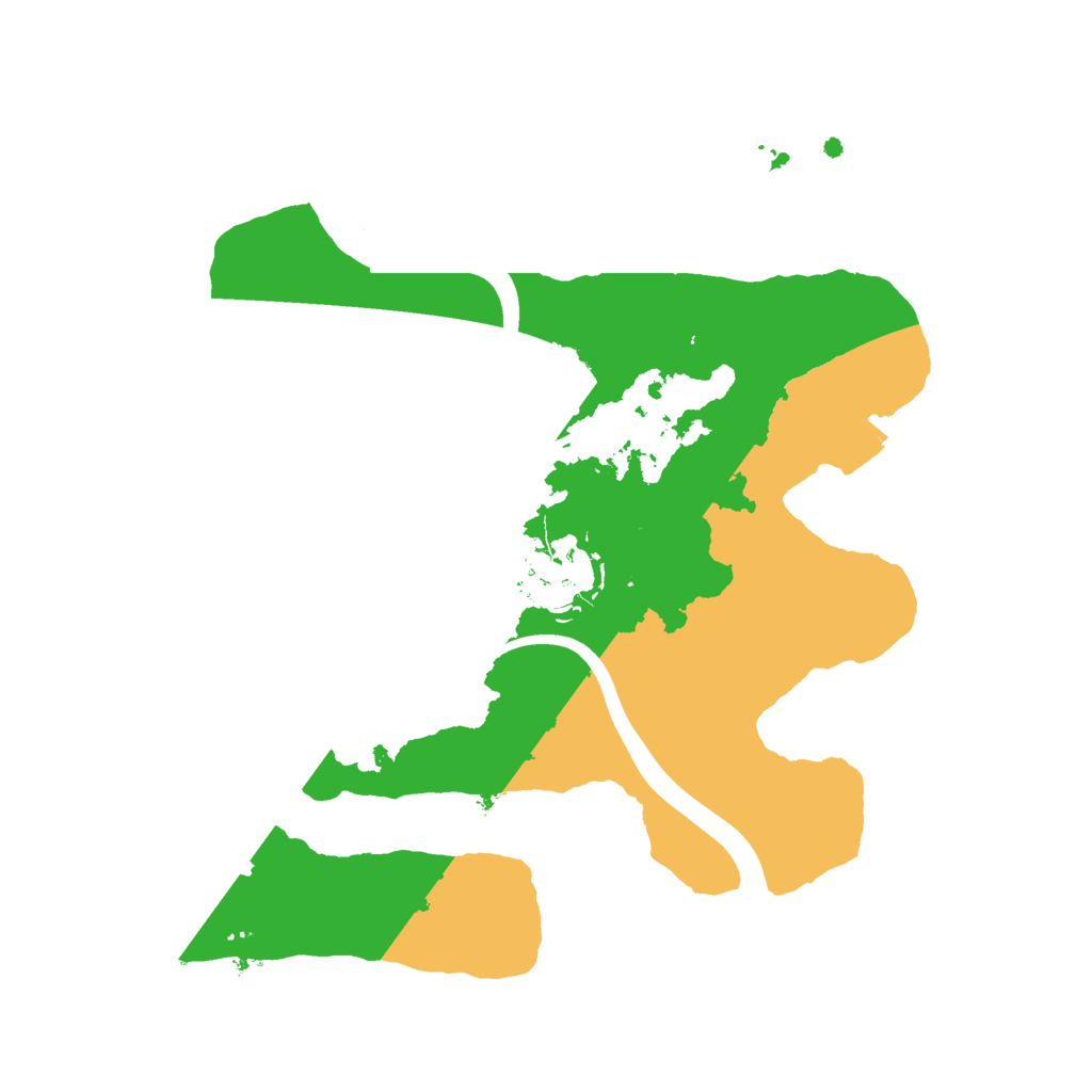 Biome Rust Map: Procedural Map, Size: 2250, Seed: 4137285