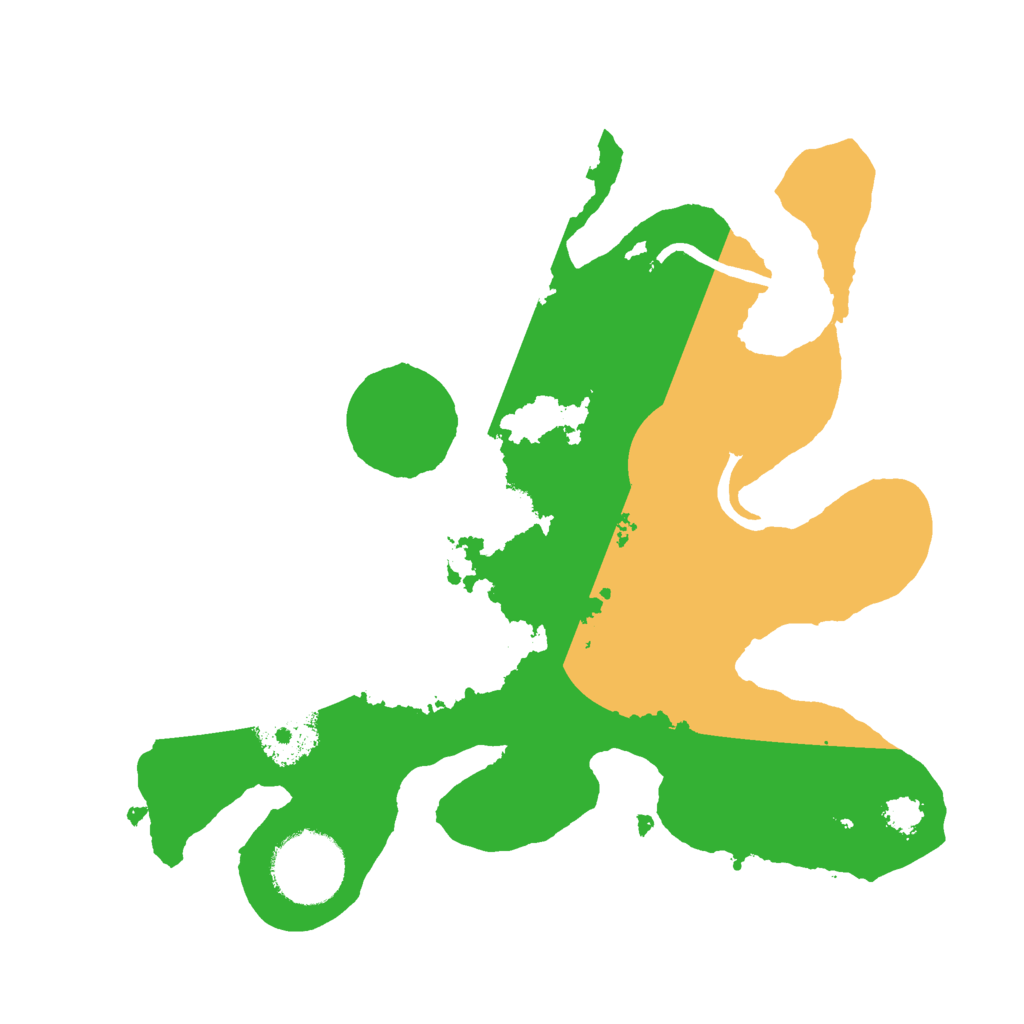 Biome Rust Map: Procedural Map, Size: 2500, Seed: 68667