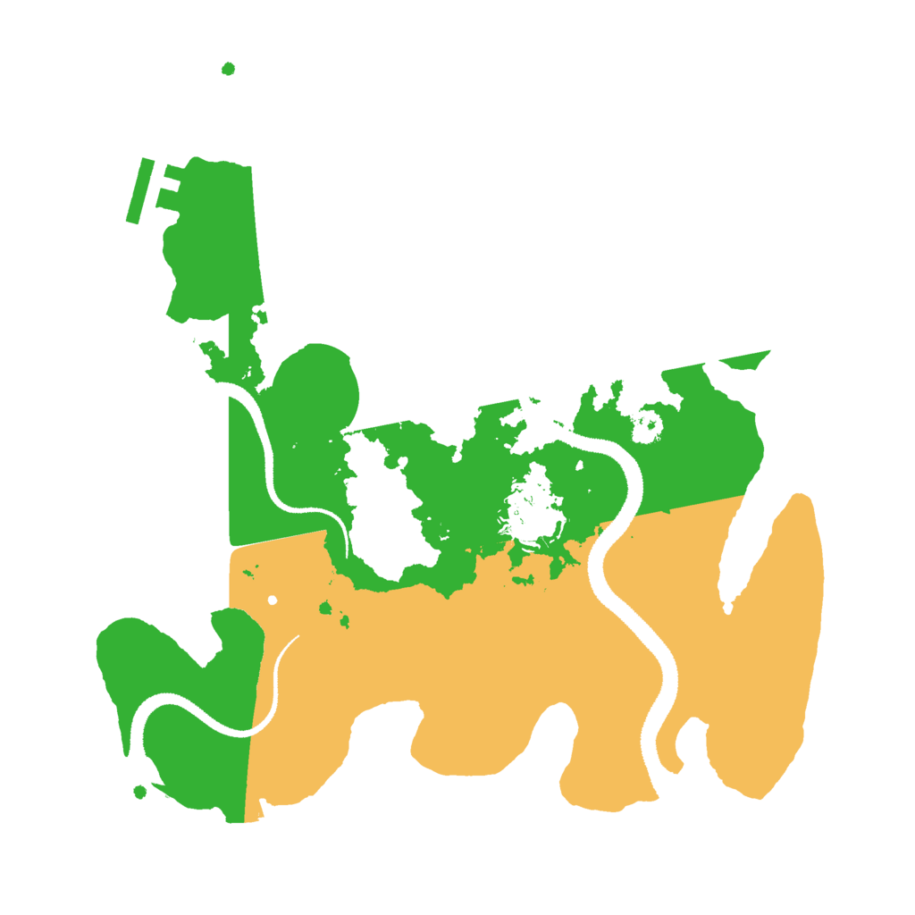 Biome Rust Map: Procedural Map, Size: 2800, Seed: 118304116