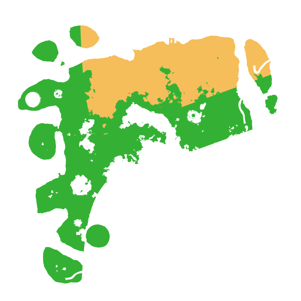 Biome Rust Map: Procedural Map, Size: 3500, Seed: 419562803