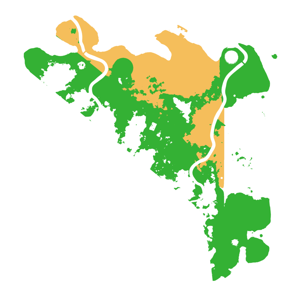 Biome Rust Map: Procedural Map, Size: 3950, Seed: 63723115