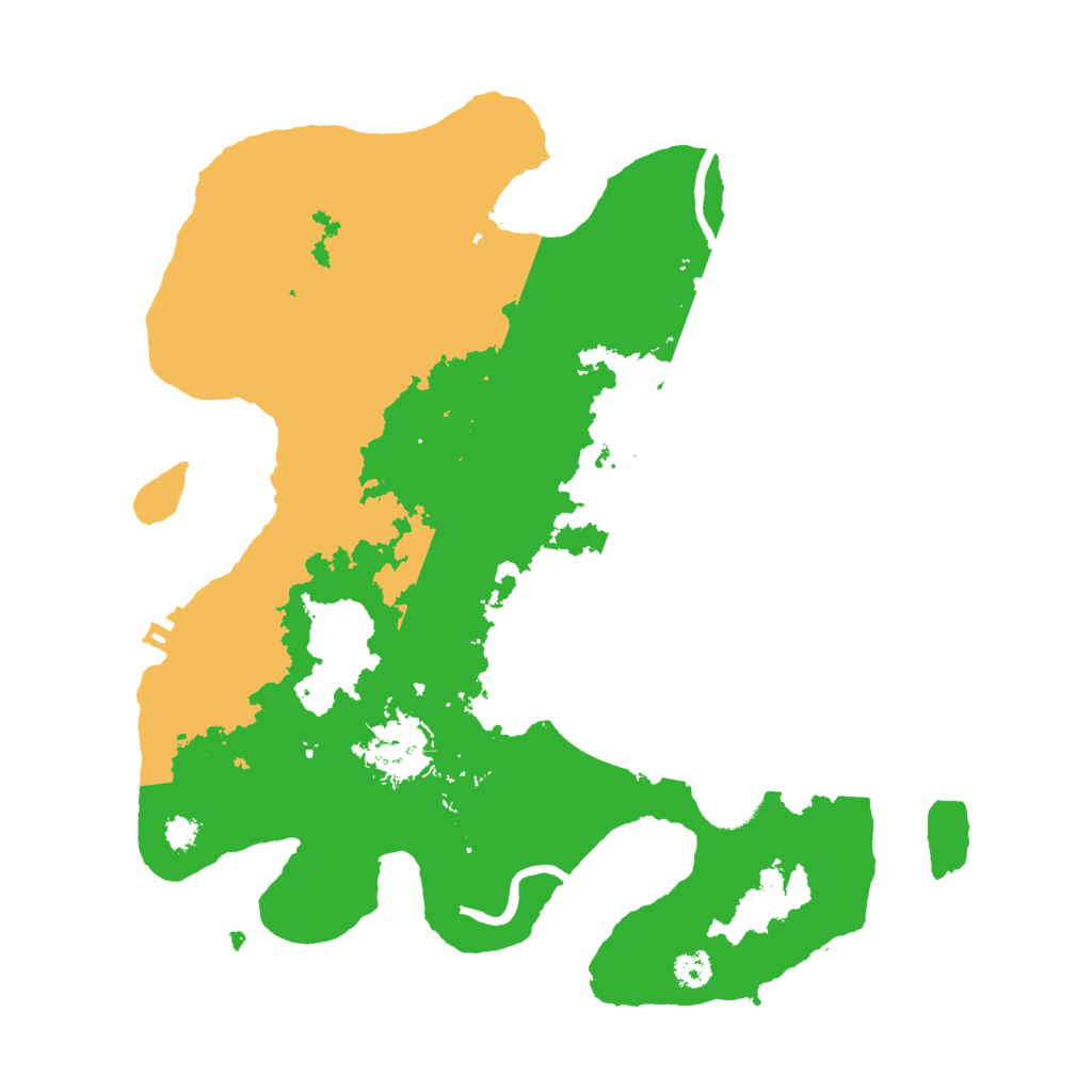 Biome Rust Map: Procedural Map, Size: 3000, Seed: 1256126