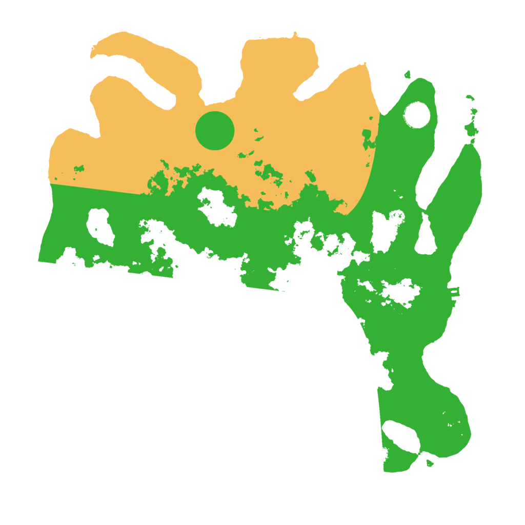 Biome Rust Map: Procedural Map, Size: 3550, Seed: 7061156