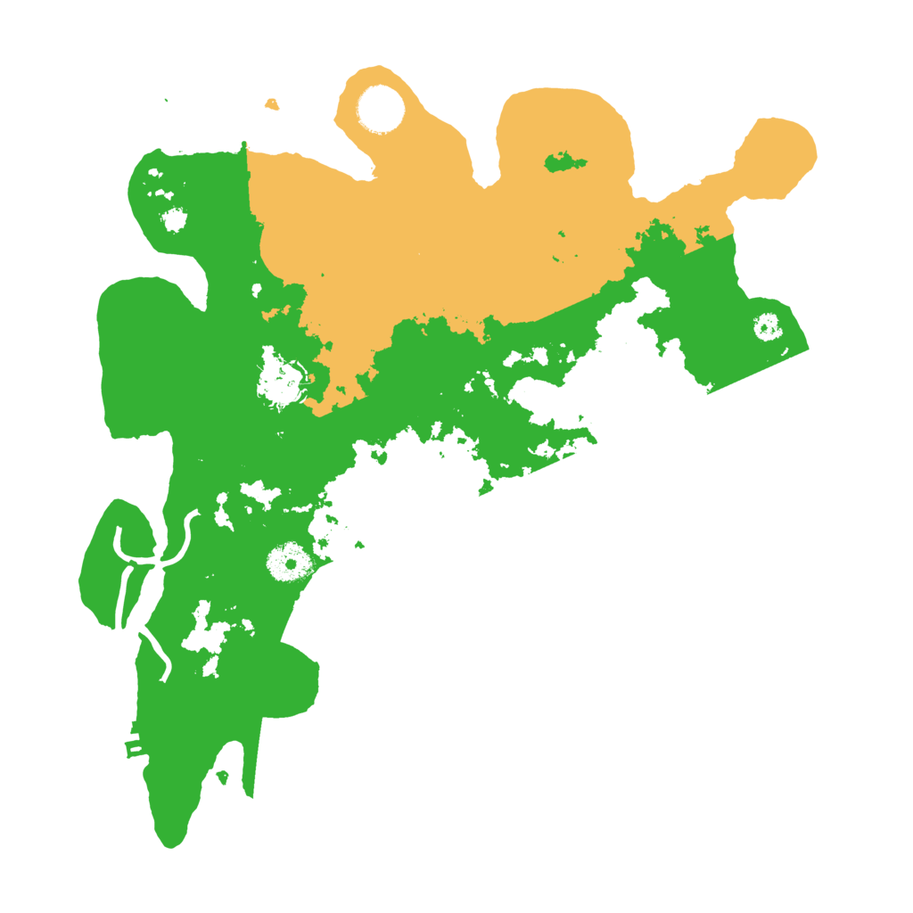 Biome Rust Map: Procedural Map, Size: 3400, Seed: 24523005