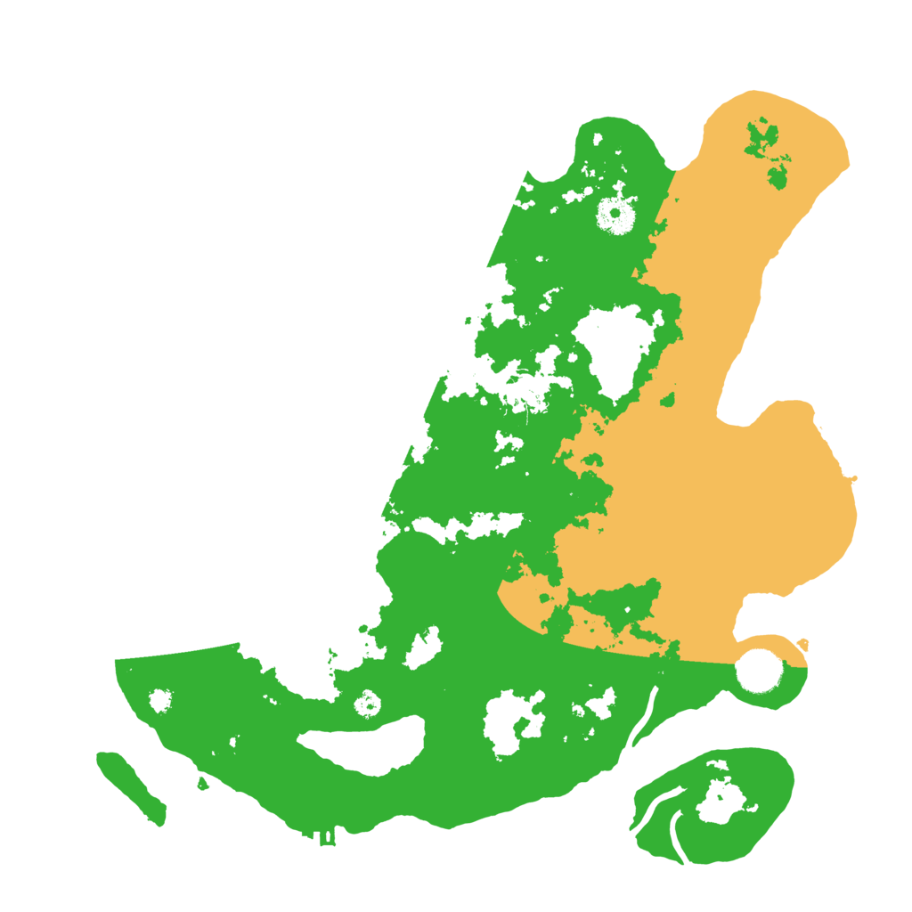 Biome Rust Map: Procedural Map, Size: 3600, Seed: 37391109