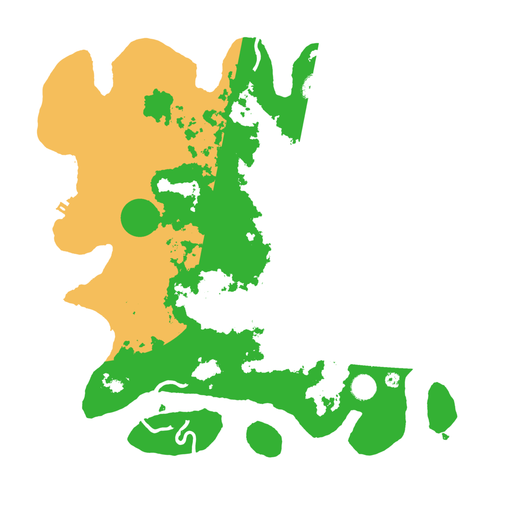 Biome Rust Map: Procedural Map, Size: 3500, Seed: 1922257914