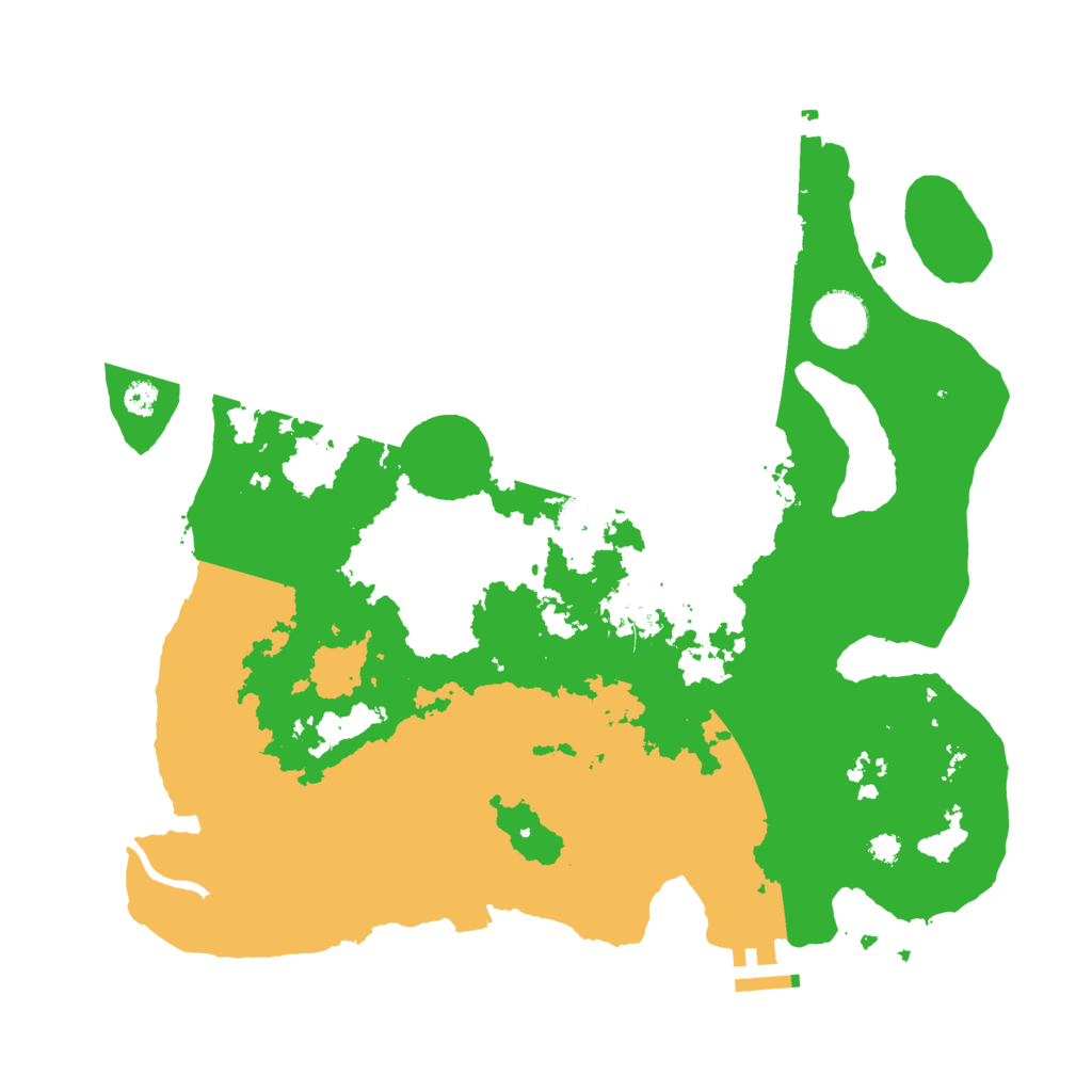 Biome Rust Map: Procedural Map, Size: 3400, Seed: 8789943