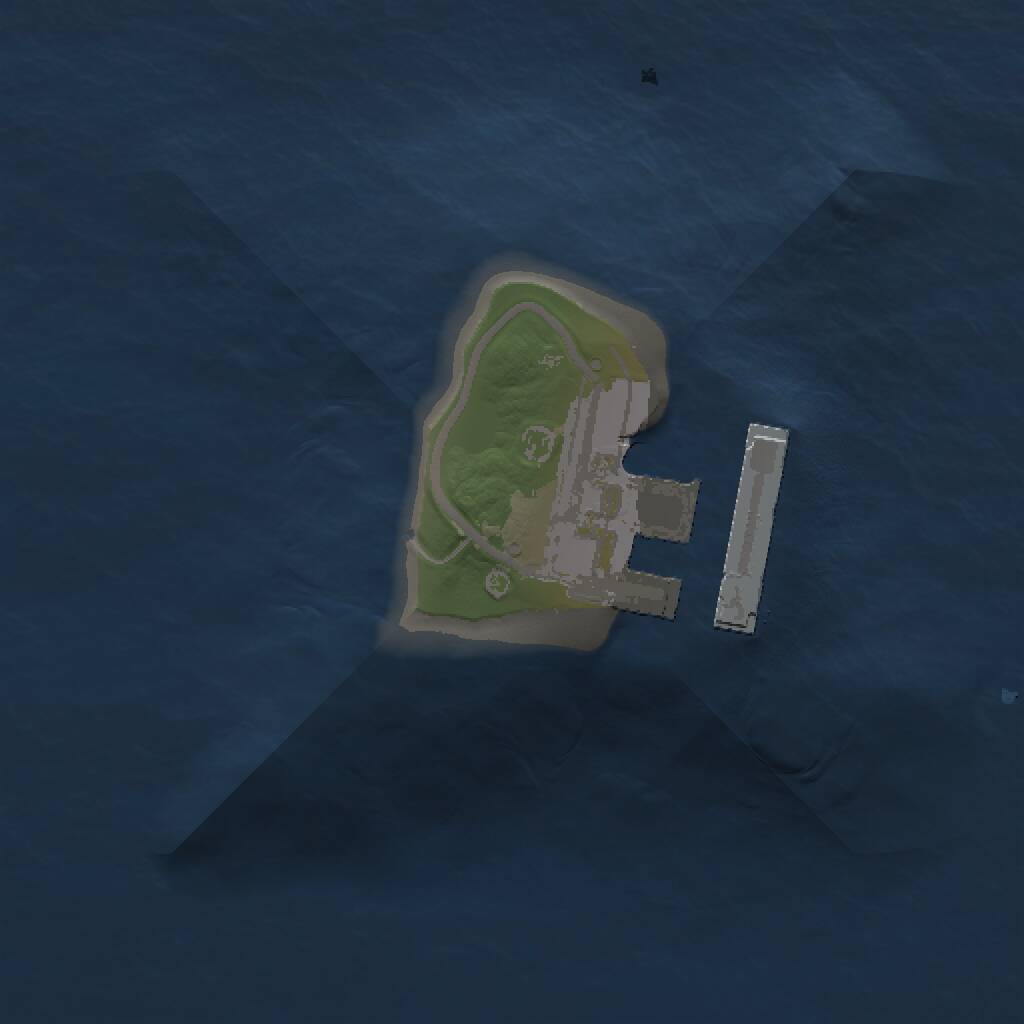 Rust Map: Procedural Map, Size: 1000, Seed: 109777417, 2 Monuments