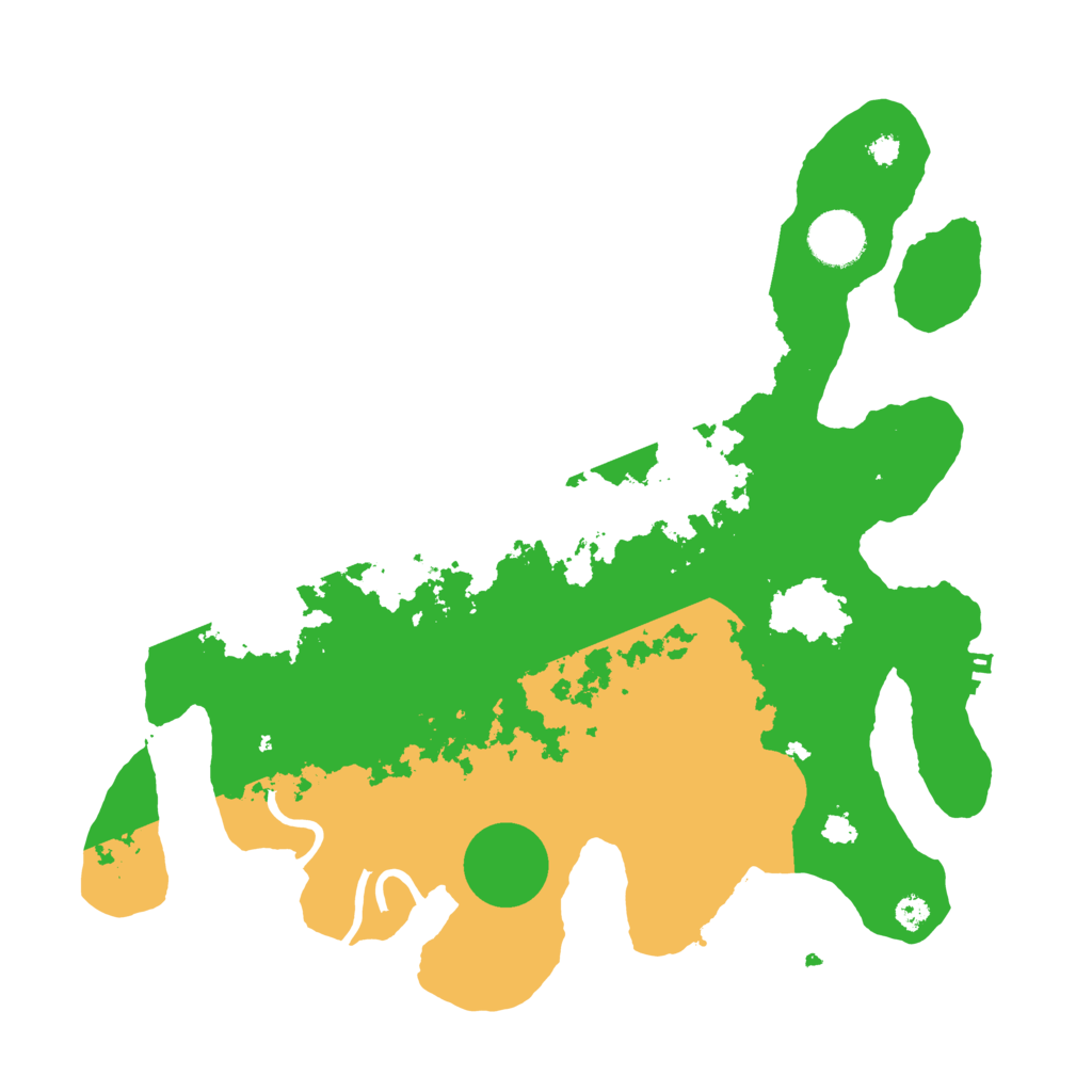 Biome Rust Map: Procedural Map, Size: 3400, Seed: 38997352