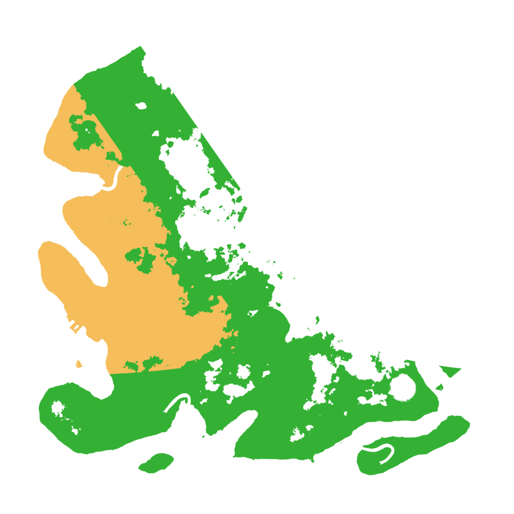Biome Rust Map: Procedural Map, Size: 3600, Seed: 88274693