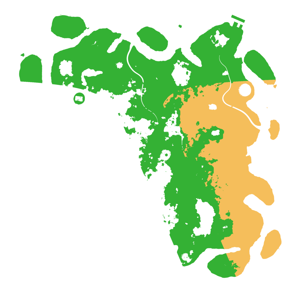 Biome Rust Map: Procedural Map, Size: 4250, Seed: 301452