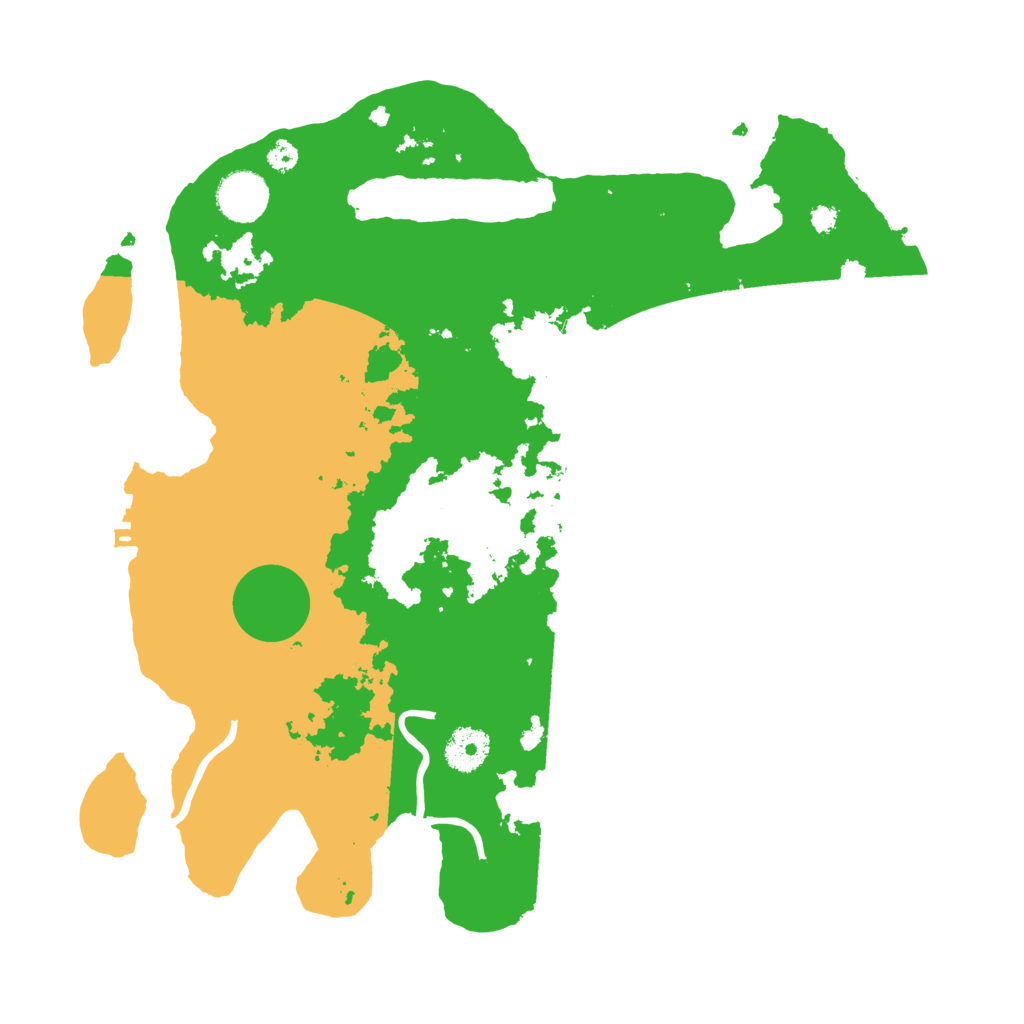 Biome Rust Map: Procedural Map, Size: 3500, Seed: 1092991223