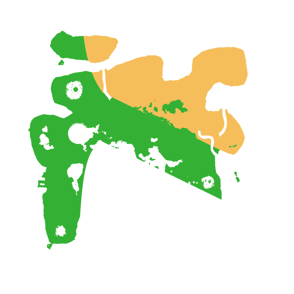 Biome Rust Map: Procedural Map, Size: 2500, Seed: 2457340