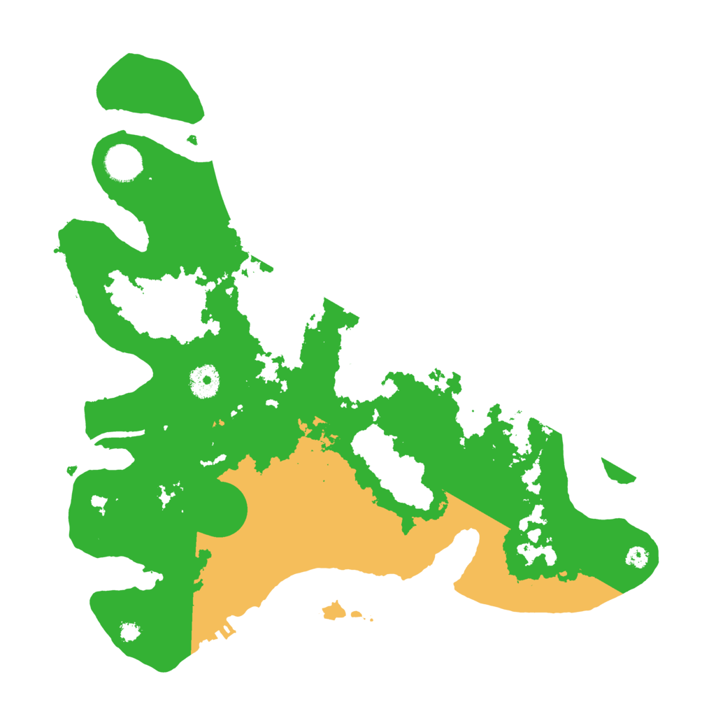 Biome Rust Map: Procedural Map, Size: 3400, Seed: 1215082