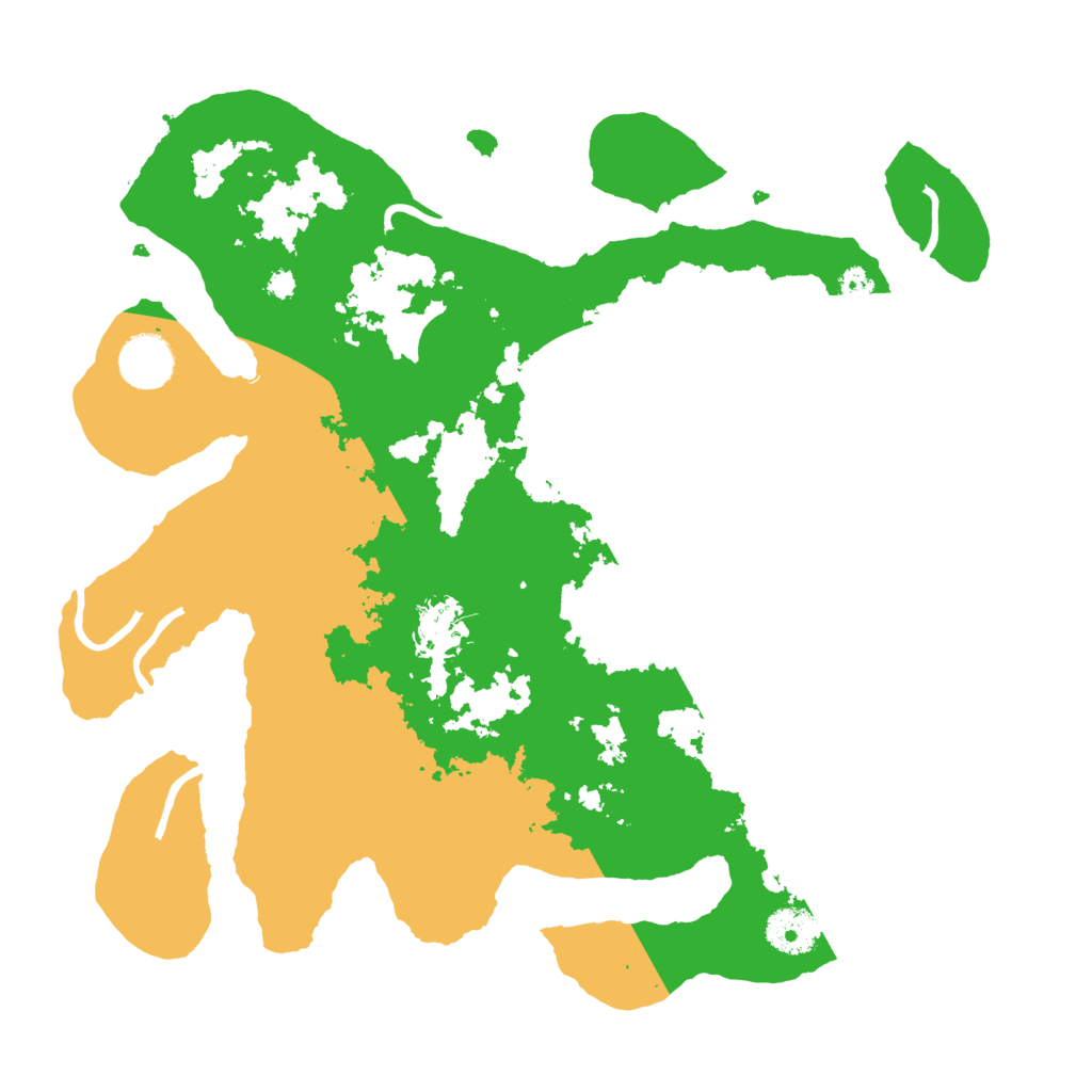 Biome Rust Map: Procedural Map, Size: 3500, Seed: 1043444947