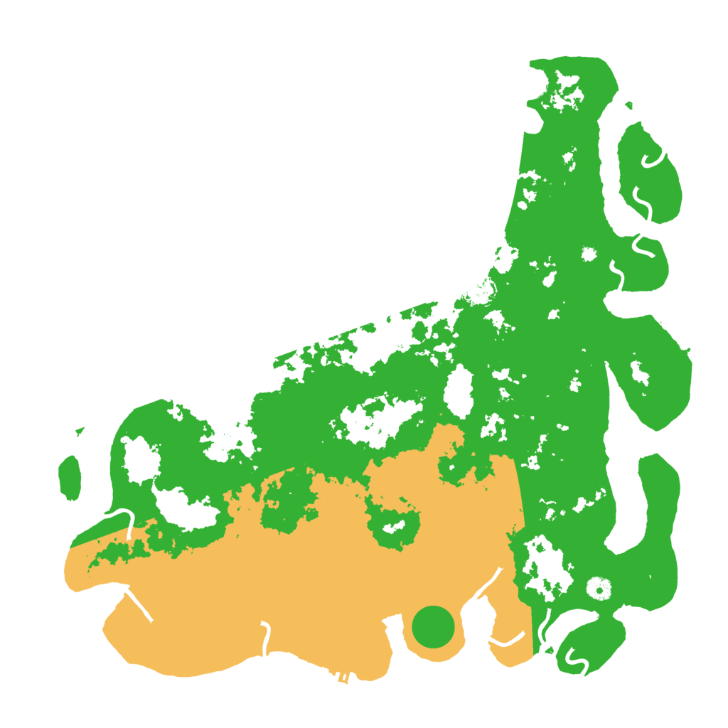 Biome Rust Map: Procedural Map, Size: 4500, Seed: 787144292